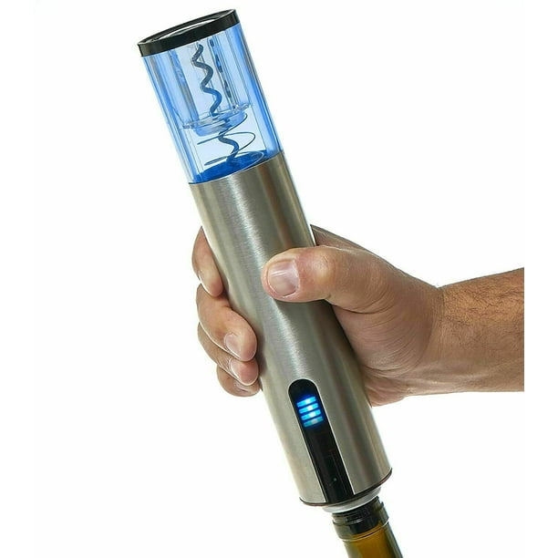 Wine Enthusiast Electric Blue 1 Automatic Wine Opener & Preserver Set