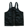 thumbnail image 1 of Tablier de Barbecue Durable Gilet de Camping Extérieur pour Randonnée Jardin Pêche A Noir, 1 of 8
