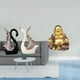 thumbnail image 2 of Elegantes figuras de Buda cisne, colección de esculturas de cerámica para estantes, aniversarios, chimeneas, adornos de mesa Feng Shui, estatuas sonri, 2 of 8