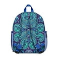 thumbnail image 2 of Vintage Print School Backpack - Waterproof Ergonomic Student Daypack with Adjustable Straps, 2 of 5