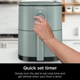 thumbnail image 4 of Ninja Mini 2 Qt Air Fryer w/ Quick Set Timer, Compact and Nonstick, AF080 Sage, 4 of 8