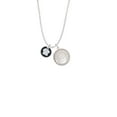 thumbnail image 2 of Delight Jewelry Silvertone White Paw on Black Disc To the World You are a Mother Locket Necklace, 2 of 4