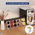 thumbnail image 3 of Deco Brothers K-Cup Holder Drawer 36 Coffee Pods Storage Sliding Black Metal Beverage Pod Holders, 3 of 9