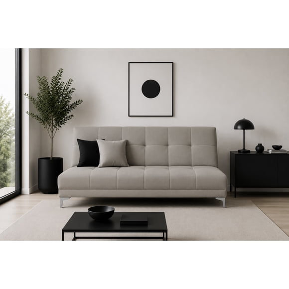 Sofá Cama para Sala Reclinable Matrimonial Karla Futon 3 Posiciones El Bazar Store Moderno