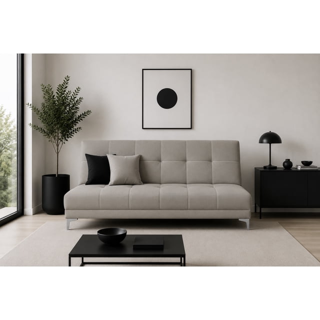 Sofá Cama para Sala Reclinable Matrimonial Karla Futon 3 Posiciones El Bazar Store Moderno