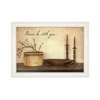 Peace Be with You by  Susie Boyer Print Wall Art Wood Multi-Color