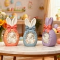 thumbnail image 6 of 3PCS Bunny Ears Shaped Silicone Candle Molds, 3D Easter Rabbit Molds for Candle Making Resin Soap Casting, Cute Rabbit and Standing Ears Molds for Easter Gifts Home Decor Car Decorations Ornaments, 6 of 8