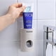 thumbnail image 2 of Dispensador automático de pasta de dientes Soporte de cepillo de dientes a prueba de polvo Soporte de montaje en pared Exprimidor de pasta de dientes Baño, 1pcs. Afortunado Sencillez, 2 of 5