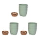 thumbnail image 4 of Macetas biodegradables Matsuzay para jardinería respetuosa con el medio ambiente color verde paquete de 3, 4 of 6