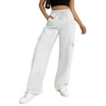 thumbnail image 6 of SWQZVT Womens Cargo Sweatpants Baggy High Waisted Joggers Sweat Pants Athletic Pants with Pockets, 6 of 8