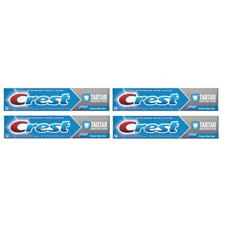 Tartar Control Toothpaste Fresh Mint - (4 Pack) Crest Tartar Control Fresh Mint Flavor Liquid Gel Toothpaste 6.4 Oz