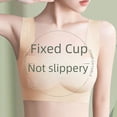 thumbnail image 2 of Sujetador deportivo de copa fija de seda de hielo Ropa interior femenina Accesorio plegable Leche Transpirable Antiflacidez, 2 of 5