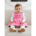thumbnail image 5 of BemeyourBBs My First Birthday Outfits Baby Girl 1 Years Old Outfit Ribbed Romper Overalls Dresses Cupcake Goose Skirt Set Fall Winter Spring Clothes, 5 of 9
