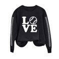 thumbnail image 2 of EQWLJWE Chemises à Manches Longues pour Femmes Décontractées en Liquidation, Chemises d'Été pour Femmes 2024 Tendance Vacances, Sweat à Capuche Imprimé Col Rond Automne pour Femmes, 2 of 4