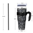 thumbnail image 4 of 40oz Tumbler,Spider Web Halloween Pattern Insulated Tumblers with Removable Handle,Stainless Steel Double Vacuum Coffee Tumbler Cup with Straw for Home,Office,Travel,Party, 4 of 5
