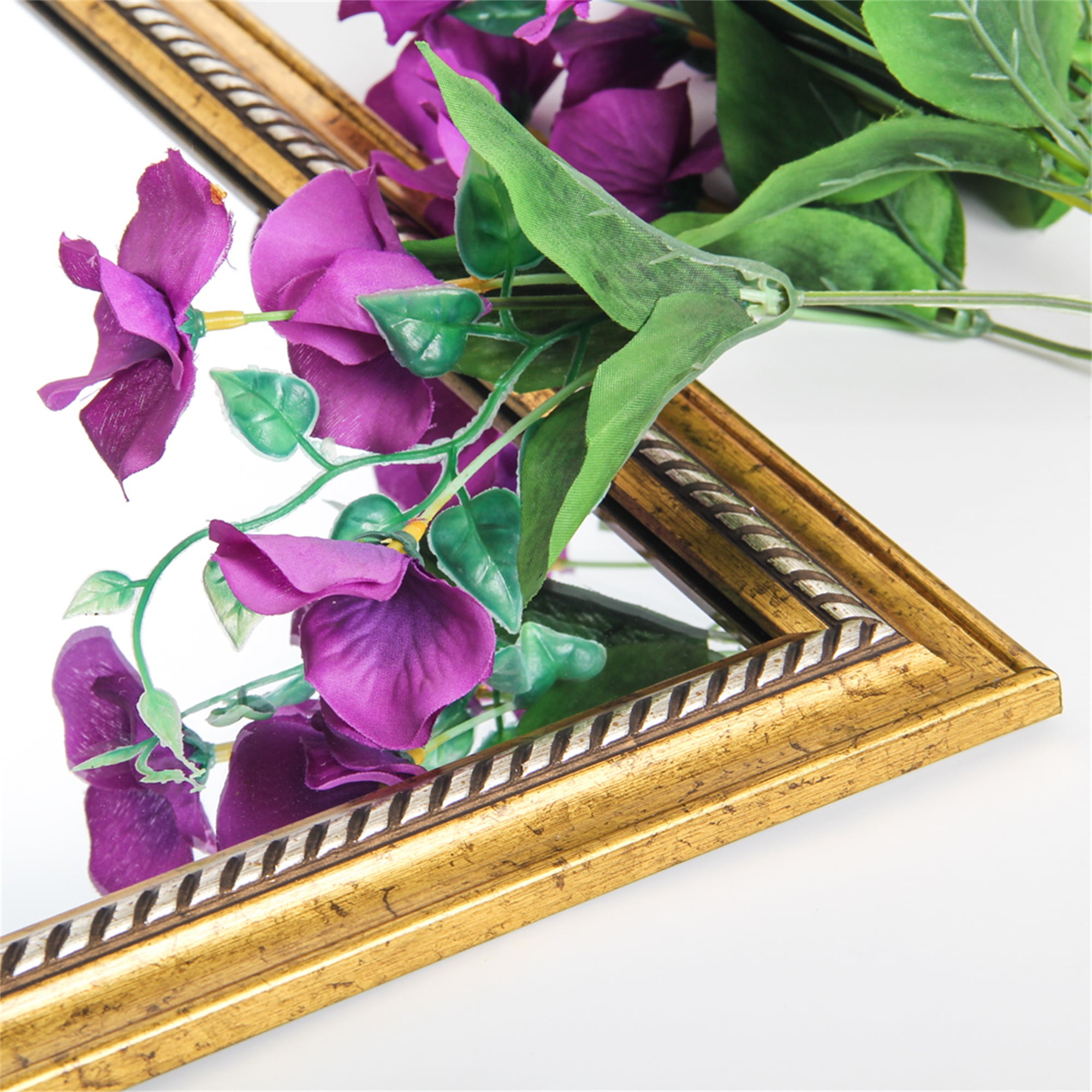Kepooman Full Length Mirror Door Mirror, Floor Mirror, Full Body Dressing Mirror for Dorm Home, 50"x 14", Gold Kepooman Full Length Mirror Door Mirror, Floor Mirror, Full Body Dressing Mirror for Dorm Home, 50"x 14", Gold