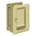 thumbnail image 2 of Deltana SDPA325U3-UNL Heavy Duty Pocket Door Lock Passage W/Adjustable Unlacquered Brass, 2 of 2