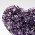 thumbnail image 4 of Genuine Amethyst Crystal Cluster Heart from Uruguay, 4 of 5
