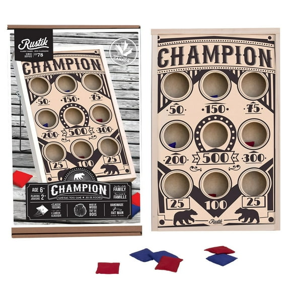 Rustik Jeu de Poches Champion