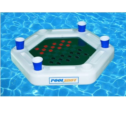 Pool Shot Floating Checkers Game