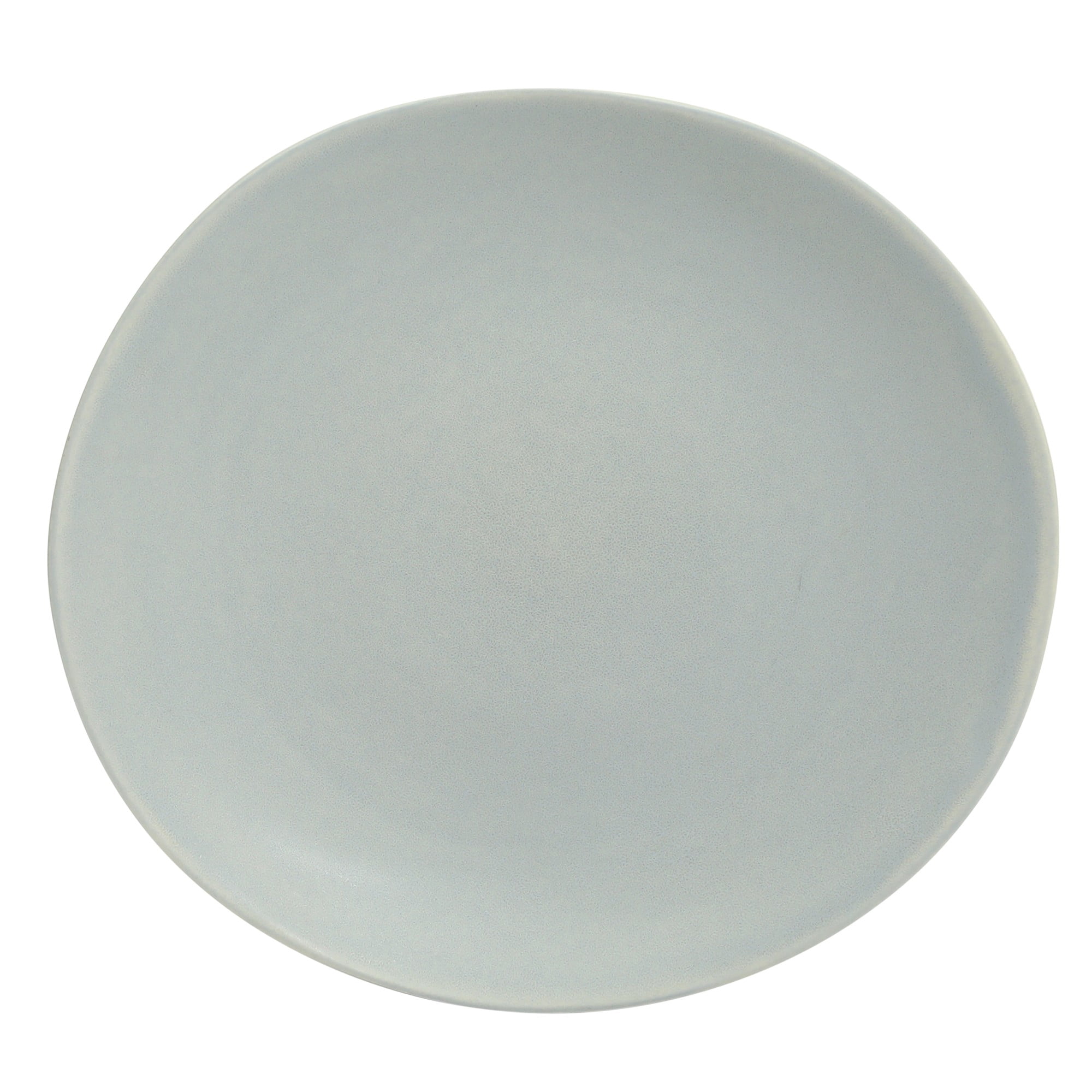 Gibson Elite Zion Mist 16 Piece Stoneware Reactive Glaze (Service for 4) Ceramic Plates and Bowls Modern Organic Dinnerware Set - Blue