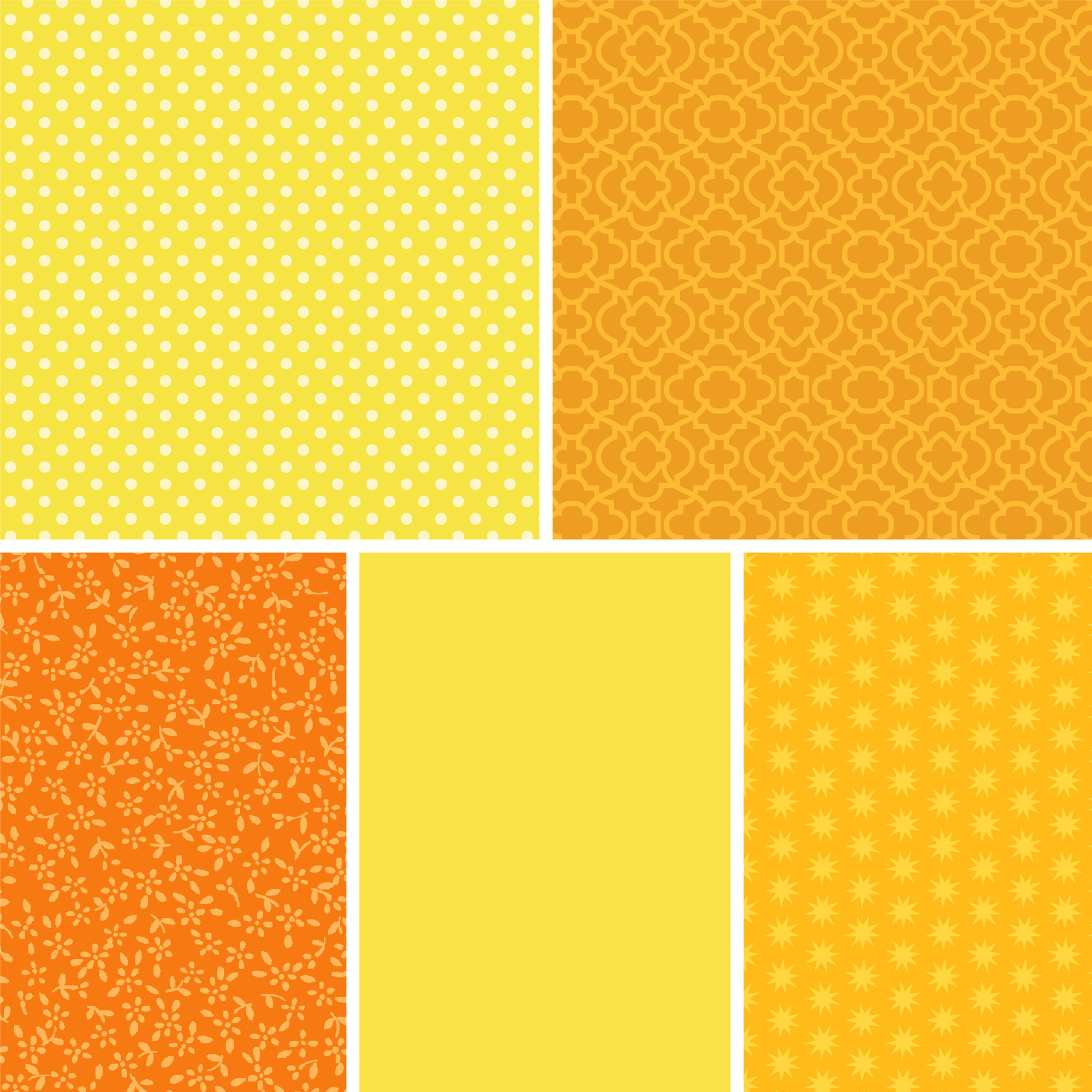 David Textiles Creative Cuts Poly-Cotton 5-Yard Value Box - Yellow - image 2 of 2