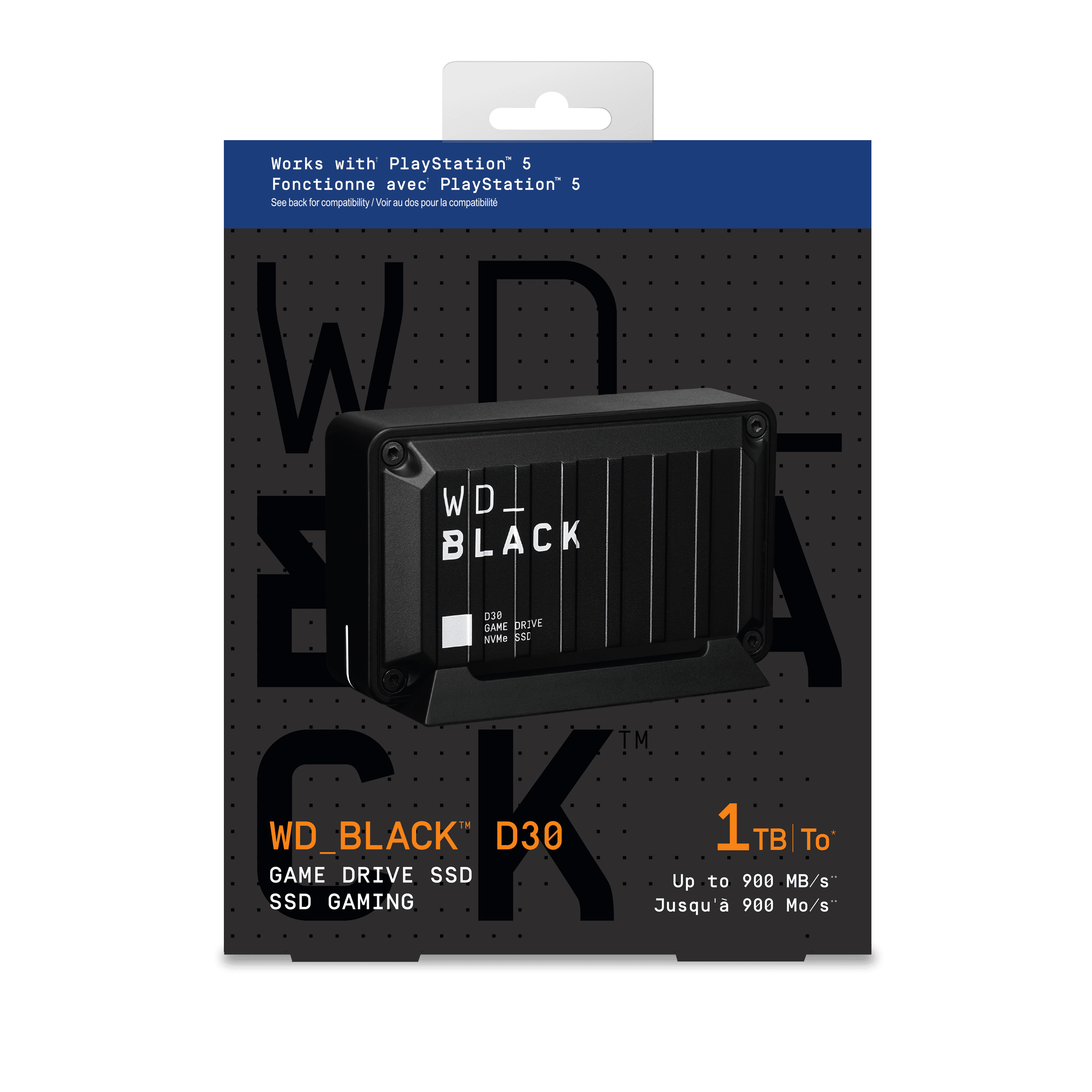 【新品未開封】WESTERNDIGITAL WDBATL0010BBK-JESN WD_Black 1TB D30 Game Drive SSD - WDBATL0010BBK-WEWM - Walmart.com