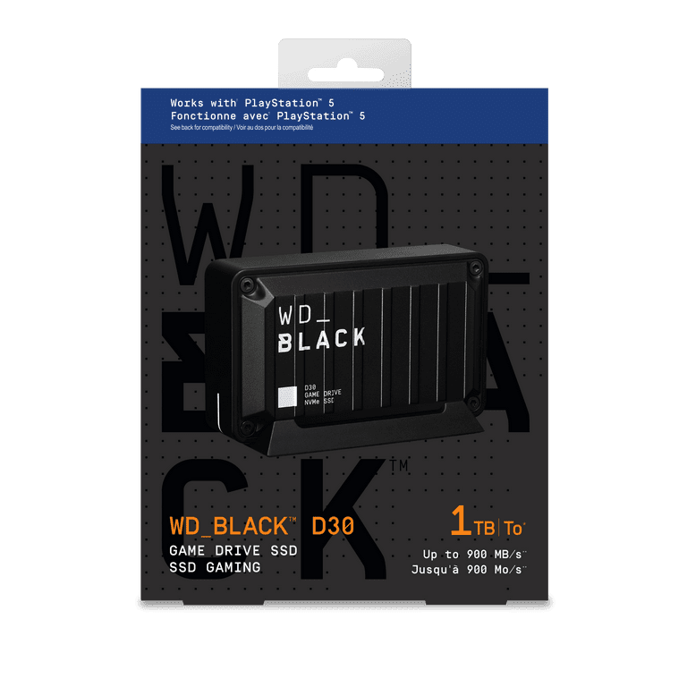 WD_Black 1TB D30 Game Drive SSD - WDBATL0010BBK-WEWM - Walmart.com