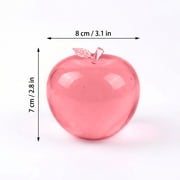 Apple Squishy,Pink Apple Squishies Stress - Realistic Slow Rising Fruit Fidget for Stress Relief & Anxiety Relaxation