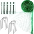 thumbnail image 1 of Nvzi Red de protección antipájaros, red para plantas de jardín,verduras, frutas y arbustos con cable reutilizable y clavijas de jardín en forma de U, 1 of 5