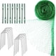 thumbnail image 1 of Zhuge Red de protección antipájaros, red para plantas de jardín, red antipájaros de nailon resistente para arbustos con cable reutilizable y clavijas de jardín en forma de U, 1 of 5