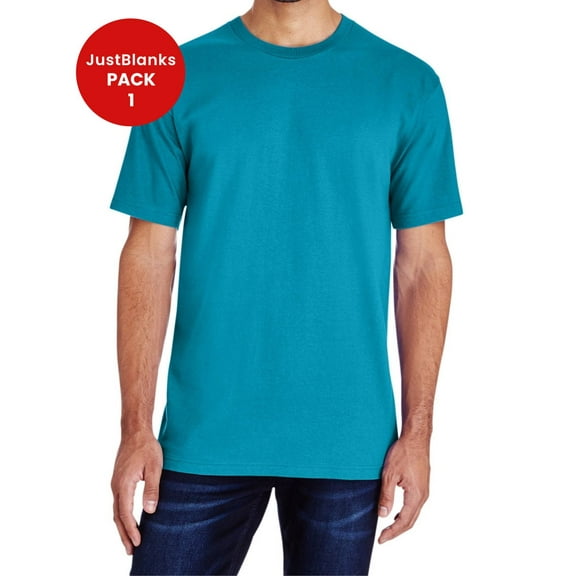 JustBlanks Hammer T Shirt Modern Rib Collar Taped Neck Shoulders for Comfort Durability