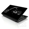 thumbnail image 1 of LSS Laptop Skin Sticker Decal Cover Black Motorcycle Pattern Fits 17" to 19", 1 of 1