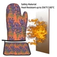 thumbnail image 5 of Gaeub Lavender Flowers Print Oven Mitts and Pot Holders Sets of 2,Heat Resistant Pad,Cooking Gloves, for Baking BBQ Home Decor, 5 of 7