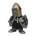 thumbnail image 3 of Polyresin Medieval Knight with Sword and Shield Figurine, Medieval Decor, Gift for Him, Boardgame Piece Decor, 3 of 3