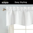 thumbnail image 5 of Eclipse Kendall Solid Scalloped Valance (1 Panel), 42 In Wide x 18 In Long, White, 5 of 6