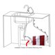 thumbnail image 4 of Válvula reductora de agua regulador de presión de agua Diseño universal DN8 10 piezas PP para reparación, 4 of 8
