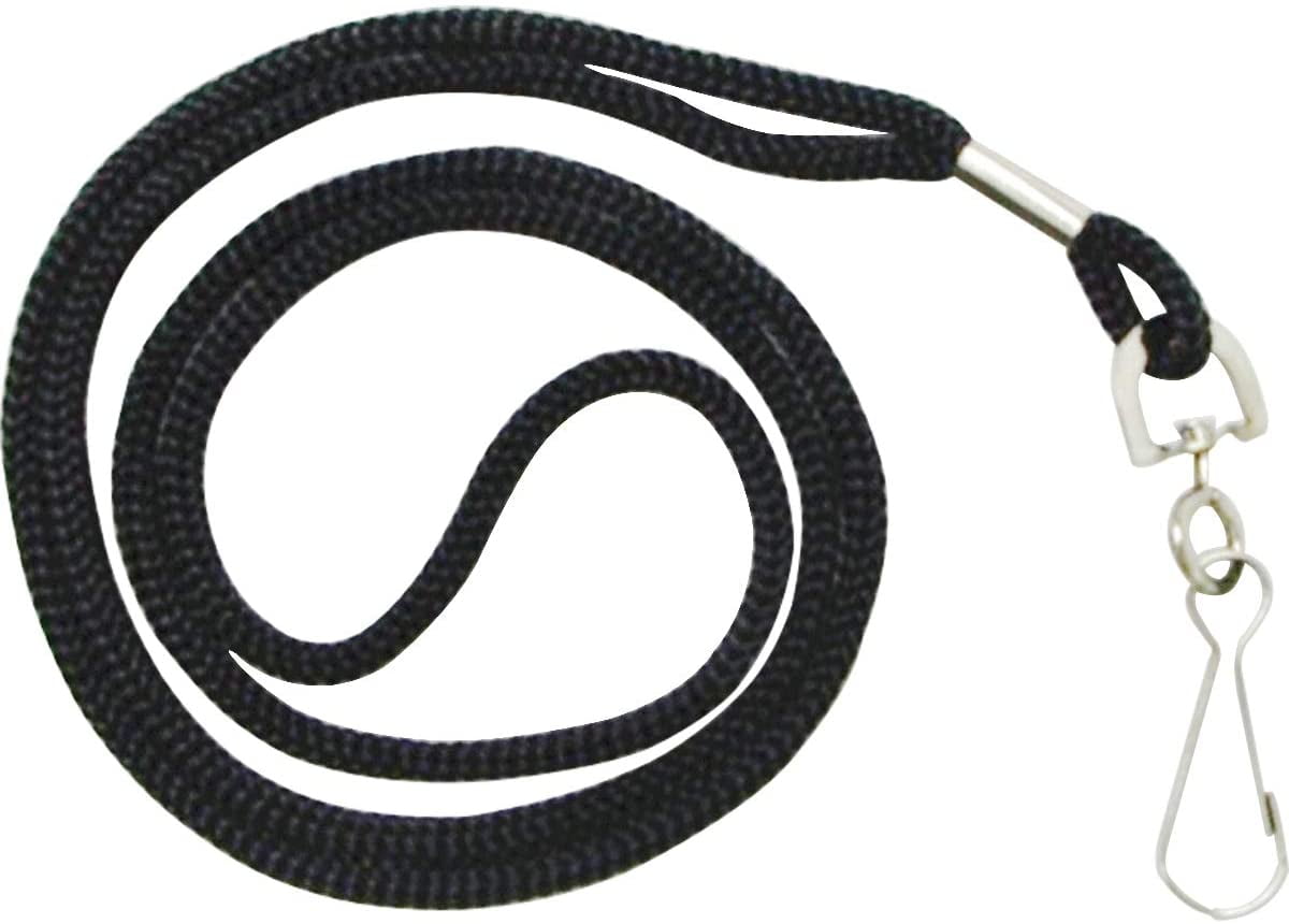 Black Lanyards 100 Pack Black Badge Lanyards Office Lanyard ID Card Lanyards Business Card