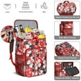 thumbnail image 5 of Hawaiian Print Backpack Cooler, Leakproof Insulated Cooler Bag with Tropical Floral Design for Beach and Camping, 5 of 6