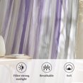 thumbnail image 6 of Purple Gray Sheer Curtains 63 Inch Length, Light Filtering Voile Curtain Panel, Vintage Country Abstract Gradient Aesthetic Rod Pocket Drapes Window Treatments for Living Room Bedroom 52"x63", 6 of 9