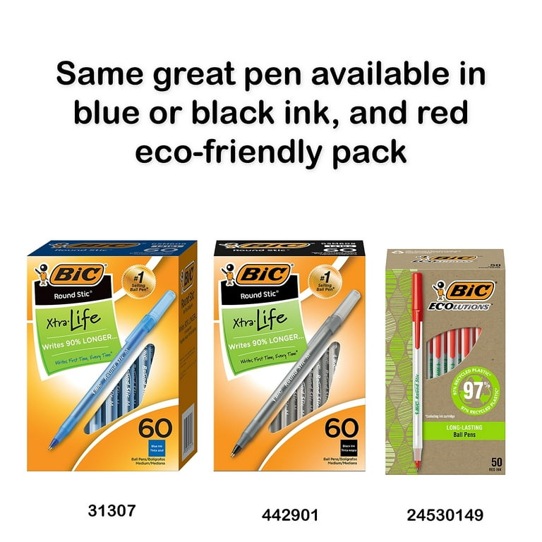 Bic Cristal Xtra Bold Fashion Ballpoint Pens, 240 Pack, New Assorted Colors, Medium Point 1.6mm Great Colored Pens for Note Taking, School Supplies