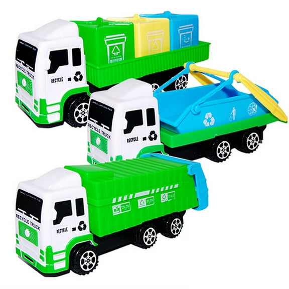 Sanitation Car Toys Truck Imaginative Play Toy for Improving Fine Toys for Kids Climbing for Toddlers 1-3 Alphabet Memory Game for Toddlers Building for Kids 3-5 Alphabet Game Building for Toddlers