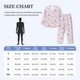 thumbnail image 4 of Balery Cute Sheep Pijama para Hombre de Dos Piezas con Manga Larga, Conjunto de Dormir y Descanso Suave con Bolsillos-Small, 4 of 7
