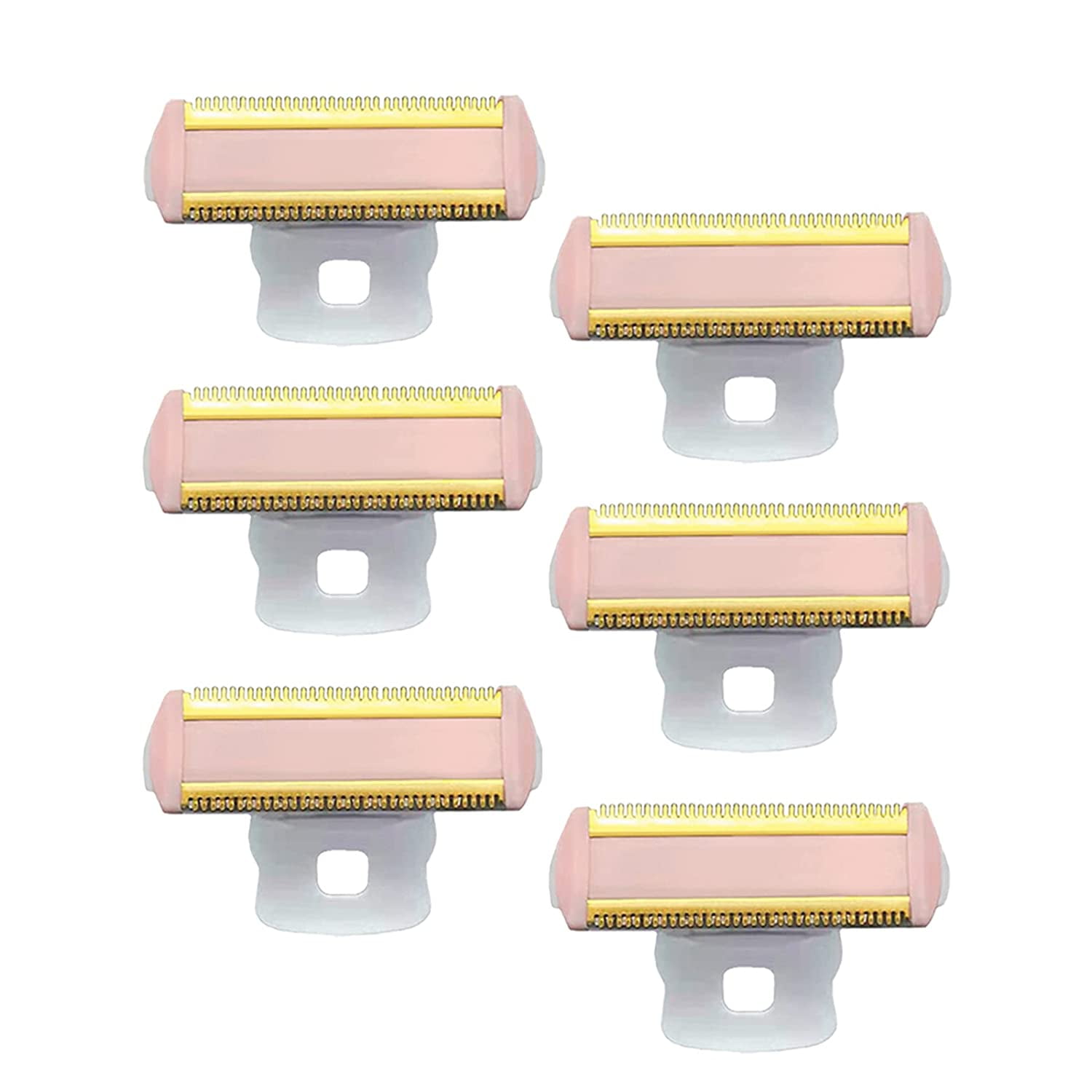 Women Shaver Replacement Heads for Finishing Touch Flawless Body Rechargeable Ladies Shaver Hair Remover Heads (6PCS)
