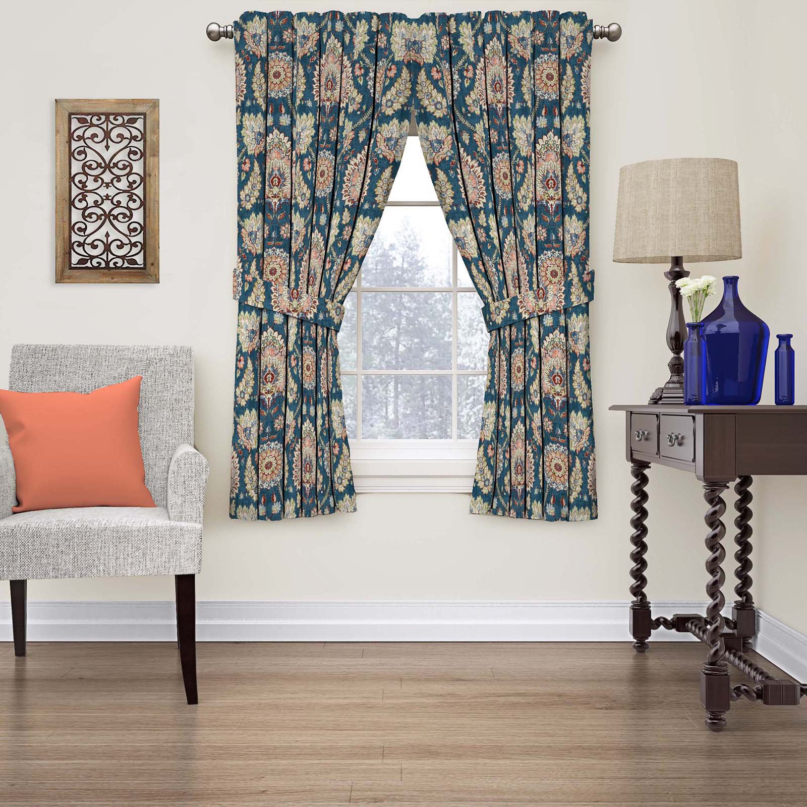 Waverly Clifton Hall Floral Window Curtain