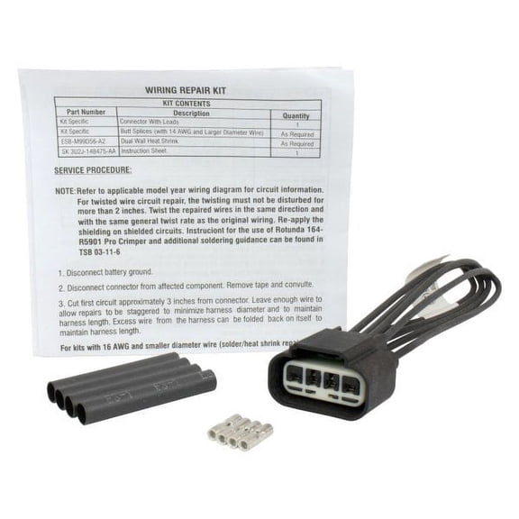 Motorcraft HVAC Blower Motor Resistor Connector WPT-688 Fits select: 2004-2016,2018-2021 FORD F150