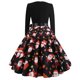 thumbnail image 5 of Vestido de Navidad BLESIY manga larga Vintage 50S acampanado, 5 of 8