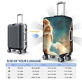 thumbnail image 4 of Yiaed Starry Sky Cloud Cute Rabbit Print Travel Luggage Cover Suitcase Protector Fits 18-32 Inch Luggage Wheel Covers Patterned Elastic Luggage Anti-scratch（No luggage）（No luggage）-, 4 of 5