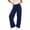 Navy, variant on Tumotour Plus Size Sweatpants for Women'S Elastic High Waist Wide-Leg Pants Drawstring Loose Athletic Workout Running Joggers with Pocket