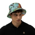 thumbnail image 4 of Balery Retro Seamless Flying Butterflies Sombreros para el sol para hombre y mujer, sombrero de pescador con UPF 50+, 4 of 6